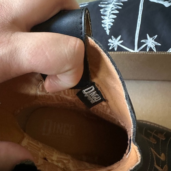 dingo Black Western Ankle Boots (melody) - Picture 5 of 5